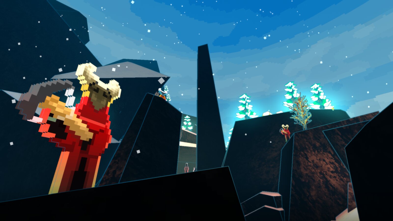 Saloonery gameplay screenshot: the player approaching a bullet-riddled sign welcoming them to Boulder Bluff, with outlaws ahead