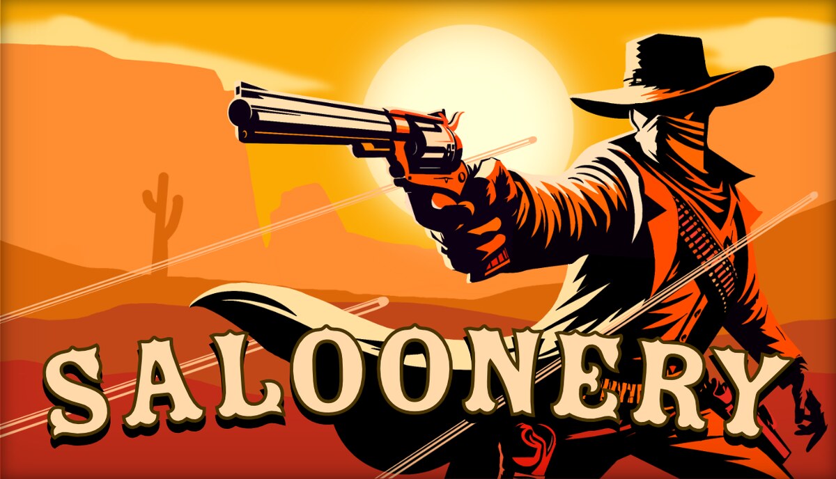 Saloonery key art with logo